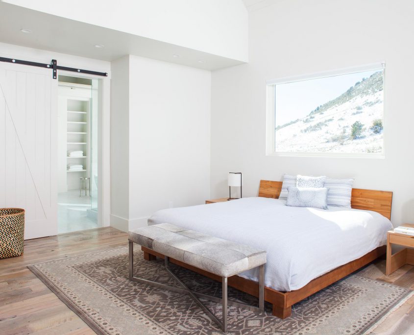 Koda master bedroom Cornerstone Homes Koda modern farmhouse bedroom