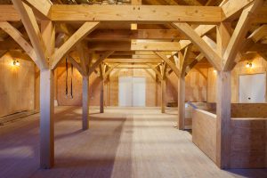 Timber frame barn