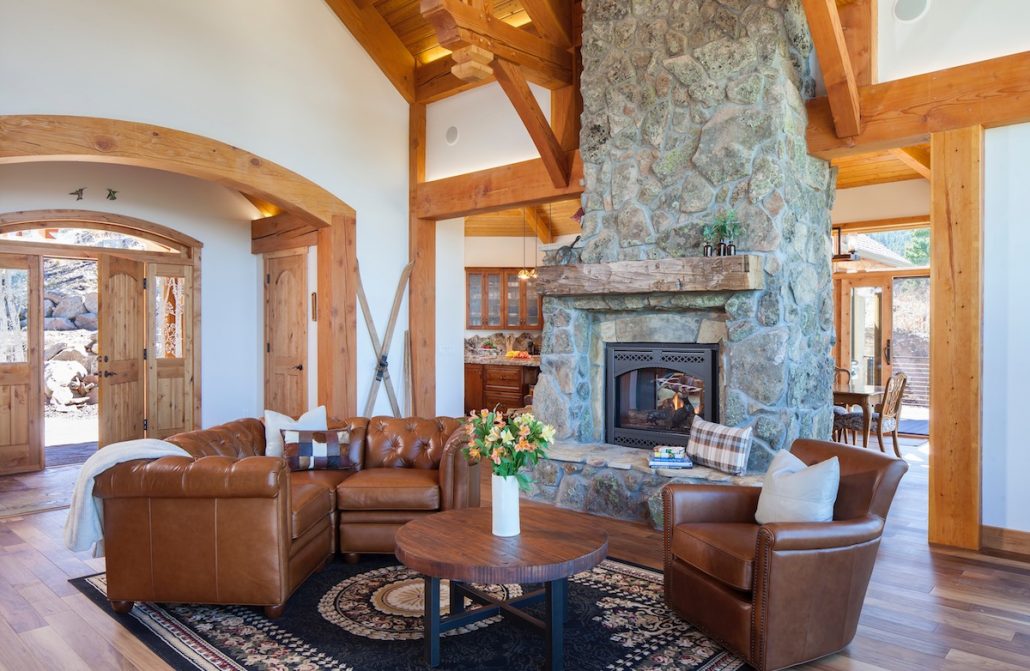 Coal Creek Canyon Great Room Cornerstone Homes Coal Creek Canyon